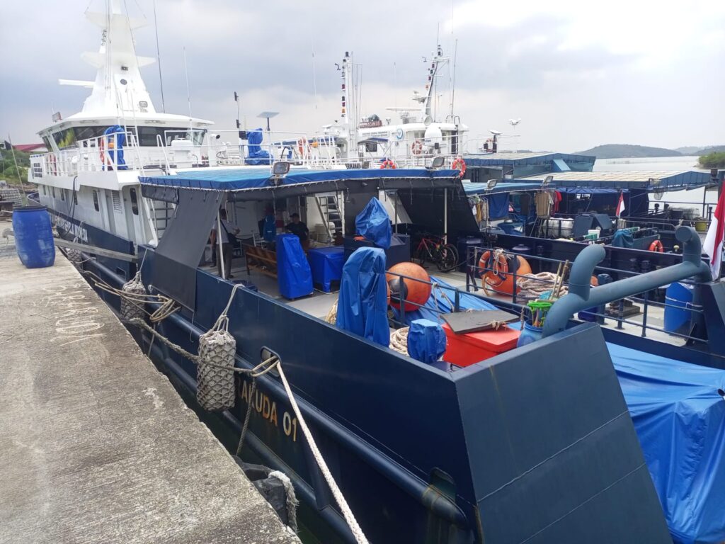 Pekerjaan Konsultan Pengedokan, Sea trial KP Barakuda 01